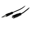 StarTech (MU1MMFS) - Câble d'extension audio stéréo mince de 3,5 mm -- M/F - 1 m