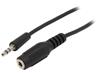 Tripp Lite 10ft 3.5mm M/F Mini-Stereo Audio Extension Cable -Black(P311-010)