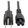 Tripp Lite 6FT 18AWG POWER CORD NEMA 5-15P TO C5 6