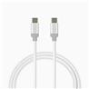 10 ft White USB-C to C Premium Braided LBT Cable