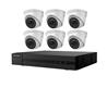 Hikvision (EKI-Q82T26) 8-Channel NVR with 2 MP Turrets | includes Six 2 MP Outdoor IR Turrets (ECI-T22F2) and one 8-channel NVR