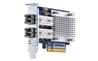 QNAP Dual Port 32Gb Fibre Channel FC Expansion Card - for select NAS SAN Server, SFP+ transceivers included (QXP-32G2FC)