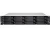 QNAP TS-H1277XU-RP QTS HERO 12-Bay 2U Rackmount Server-NAS - 32GB 2x 10GbE SFP+, 2x 10GbE RJ45, 2x GbE Redundant PSU ZFS-based 