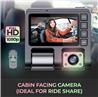 GekoGear Orbit D110 Dash Cam | 2-Channel Dual View Dashcam (1080p Full