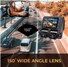 GekoGear Orbit D110 Dash Cam | 2-Channel Dual View Dashcam (1080p Full