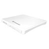 Transcend (TS8XDVDS-W) Extra Slim Portable DVD Writer, 8X DVD-RW, 24X CD-R/RW, 1MB Buffer | White, USB 2.0 | CyberLink Media Su