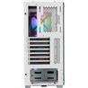 CORSAIR iCUE 220T RGB Airflow Tempered Glass Mid-Tower Smart Case, White(Open Box)