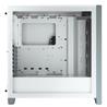 CORSAIR iCUE 4000X RGB Tempered Glass Mid-Tower ATX Case, White(Open Box)