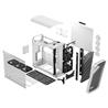 FRACTAL DESIGN Torrent White E-ATX Tempered Glass Window High-Airflow Mid Tower Computer Case(Open Box)