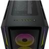 CORSAIR iCUE 5000T RGB Tempered Glass Mid-Tower Smart Case, Black