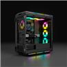 CORSAIR iCUE 5000T RGB Tempered Glass Mid-Tower Smart Case, Black