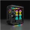 CORSAIR iCUE 5000T RGB Tempered Glass Mid-Tower Smart Case, Black