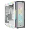 CORSAIR iCUE 5000T RGB Tempered Glass Mid-Tower Smart Case, White