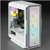 CORSAIR iCUE 5000T RGB Tempered Glass Mid-Tower Smart Case, White