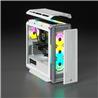 CORSAIR iCUE 5000T RGB Tempered Glass Mid-Tower Smart Case, White