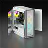 CORSAIR iCUE 5000T RGB Tempered Glass Mid-Tower Smart Case, White