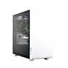 Gamdias MARS E2, micro-ATX  (WHITE), USB 3.0, rear 120mm fan, tempered glass side panel, Max GPU length: 350mm (13.77"), gaming