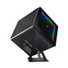 AZZA Regis 902 - Étui Cube de Luxe | Panneau RVB infini | Verre trempé 3 côtés | Support en aluminium fraisé CNC | 336MM MAX...