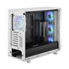 Fractal Design Meshify 2 RGB White TG Clear Tinted Tempered Glass Window ATX Mid Tower Computer Case(Open Box)