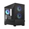 FRACTAL DESIGN Pop Mini Air RGB Black TG mATX High-Airflow Clear Tempered Glass Window Mid Tower Computer Case(Open Box)