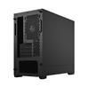 FRACTAL DESIGN Pop Mini Silent Black mATX Sound Damped Solid Panel Mid Tower Computer Case