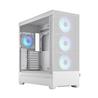 FRACTAL DESIGN Pop XL Air RGB White TG ATX High-Airflow Clear Tempered Glass Window Full Tower Computer Case