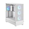 FRACTAL DESIGN Pop XL Air RGB White TG ATX High-Airflow Clear Tempered Glass Window Full Tower Computer Case