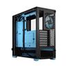 FRACTAL DESIGN Pop Air RGB Black Cyan Core TG ATX High-Airflow Clear Tempered Glass Window Mid Tower Computer Case