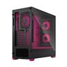 FRACTAL DESIGN Pop Air RGB Black Magenta Core TG ATX High-Airflow Clear Tempered Glass Window Mid Tower Computer Case