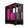 FRACTAL DESIGN Pop Air RGB Black Magenta Core TG ATX High-Airflow Clear Tempered Glass Window Mid Tower Computer Case