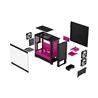 FRACTAL DESIGN Pop Air RGB Black Magenta Core TG ATX High-Airflow Clear Tempered Glass Window Mid Tower Computer Case