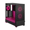 FRACTAL DESIGN Pop Air RGB Black Magenta Core TG ATX High-Airflow Clear Tempered Glass Window Mid Tower Computer Case