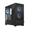 FRACTAL DESIGN Pop Air RGB Black TG ATX High-Airflow Clear Tempered Glass Window Mid Tower Computer Case