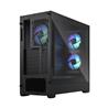 FRACTAL DESIGN Pop Air RGB Black TG ATX High-Airflow Clear Tempered Glass Window Mid Tower Computer Case