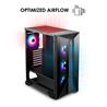 MSI MPG GUNGNIR 120R, ATX Mid Tower, USD 3.1 Type-C x 1, USB 3.1 Gen1 x 2, Fan Included x 4, ARGB(Open Box)