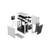 Fractal Design Meshify 2 Nano White TG Mini ITX High-Airflow Clear Tempered Glass Window Computer Case(Open Box)