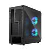 FRACTAL DESIGN Focus 2 RGB Black ATX mATX Mini ITX Clear Tinted Tempered Glass Mid Tower Computer Case