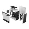 Fractal Design Focus 2 RGB White ATX mATX Mini ITX Clear Tinted Tempered Glass Mid Tower Computer Case(Open Box)