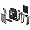 Fractal Design Meshify 2 Compact Lite RGB Black TG High-Airflow Light Tinted Tempered Glass Window PC ATX Mid Tower Computer...