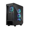 Fractal Design Meshify 2 Compact Lite RGB Black TG High-Airflow Light Tinted Tempered Glass Window PC ATX Mid Tower Computer...