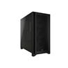 CORSAIR iCUE 4000D RGB Airflow Mid-Tower Case, Black - 3x AF120 RGB ELITE Fans - iCUE Lighting Node PRO Controller - High-Airfl