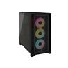 CORSAIR iCUE 4000D RGB Airflow Mid-Tower Case, Black - 3x AF120 RGB ELITE Fans - iCUE Lighting Node PRO Controller - High-Airfl