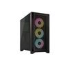 CORSAIR iCUE 4000D RGB Airflow Mid-Tower Case, Black - 3x AF120 RGB ELITE Fans - iCUE Lighting Node PRO Controller - High-Airfl