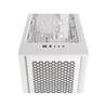 CORSAIR iCUE 4000D RGB Airflow Mid-Tower Case, True White - 3x AF120 RGB ELITE White Fans - iCUE Lighting Node PRO Controller -