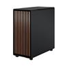 FRACTAL DESIGN North ATX mATX Mid Tower PC Case - Charcoal Black Chassis with Walnut Front and Mesh Side Panel