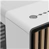 FRACTAL DESIGN North ATX mATX Mid Tower PC Case - Chalk White Chassis with Oak Front and Light Tinted TG Side Panel