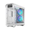 FRACTAL DESIGN Torrent RGB White E-ATX Tempered Glass Window High-Airflow Mid Tower Computer Case