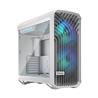 FRACTAL DESIGN Torrent RGB White E-ATX Tempered Glass Window High-Airflow Mid Tower Computer Case