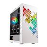 Bitfenix Tracery Mid Tower Case With 2 included White fans 120 cm