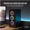 CORSAIR iCUE 2000D RGB Airflow Mini-ITX Case, Black(Open Box)